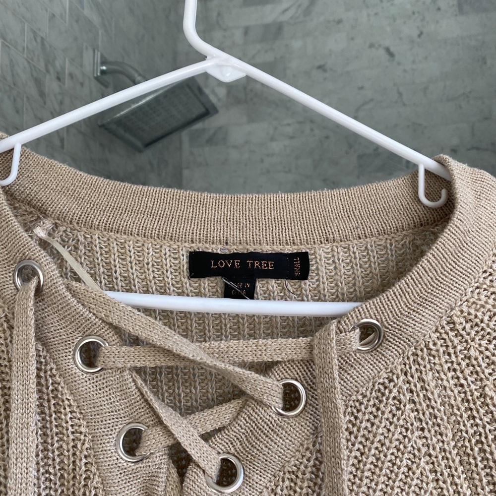 Tan sweater